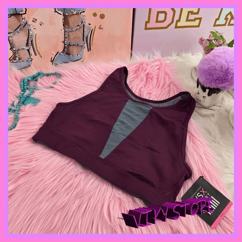 💕 NWT Victoria's Secret VSX Mesh Sport Bralette Sz Small 💕
